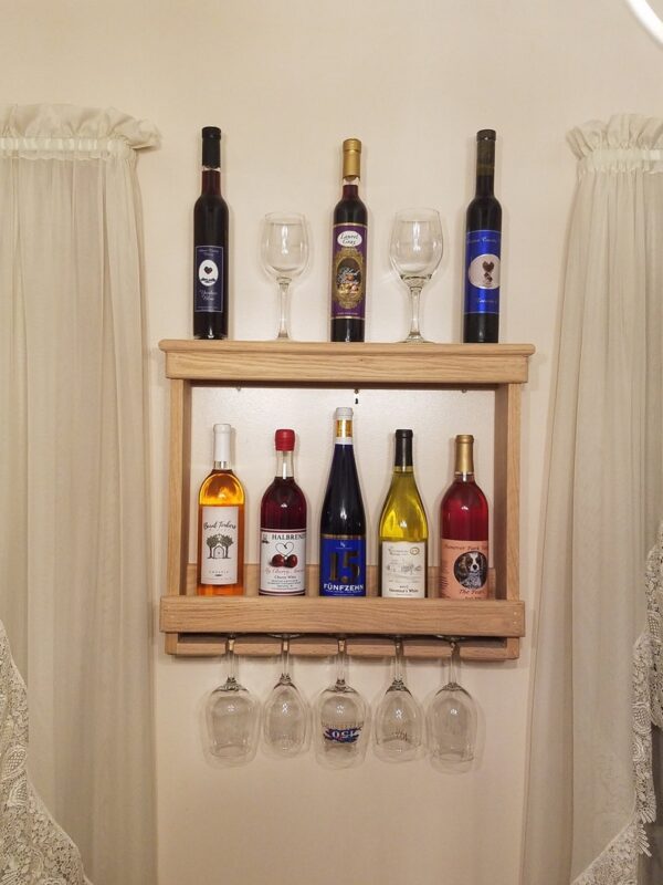 Customizable Solid Wood Wine Rack - Image 2